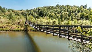 Село Егорьевское, река Суенга.  Маслянинский район НСО, Западная Сибирь