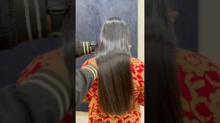 Rebounding/straight therapy/ Schwarzkopf glatt results /silk treatment for hair #schwarzkopf #hair