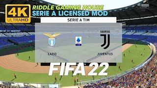 [4K] FIFA 22 / LAZIO vs JUVENTUS / Riddle Gaming House Serie A Licensed Mod - Released