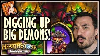 DIGGING UP BIG DEMONS IN 2020?! - Hearthstone Battlegrounds