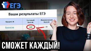 Как сдать ЕГЭ по Биологии на 100 Баллов за 30 Дней? РЕАЛЬНЫЙ ОПЫТ и СОВЕТЫ