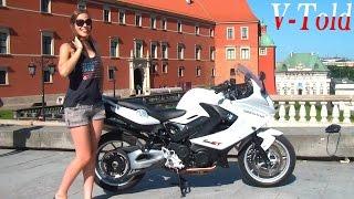 New white BMW F 800 GT design details