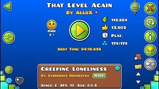 "That Level Again" (Hard) by alloX | Geometry Dash 2.2