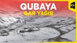 Qubanın dağlıq ərazilərində qarlı hava müşahidə olunur