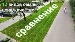 Семена газонной травы, какие выбрать? Тест, сравнение популярных травосмесей, результат спустя месяц