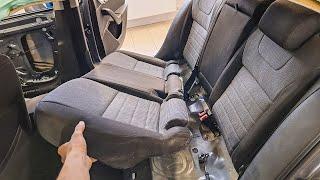 Rear Seat Removal: Skoda Octavia MK3 - Fast and Easy