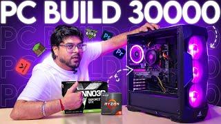 Pc build under 30000 | Gaming | Streaming | Video Editing |  King Pc build Under 35k | 2024