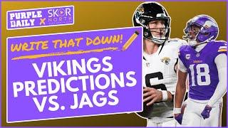 Minnesota Vikings predictions vs. Jacksonville Jaguars: Sam Darnold, John Parker Romo and more