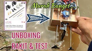 Test satu paket proppeler RC Boat murah banget!