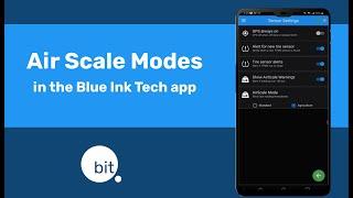 Air Scale Modes for Loading Weights in the BIT App