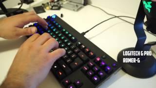 SOUND TEST: Logitech G Pro Tenkeyless & Logitech G810