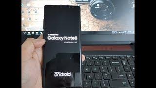 Remove demo mode Samsung Galaxy Note 8 N950X Live Demo Unit