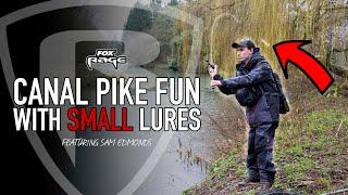 HOW TO CATCH CANAL PIKE WITH SMALL LURES: UK canal fishing for pike