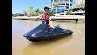 new model of the kids electric jetski.