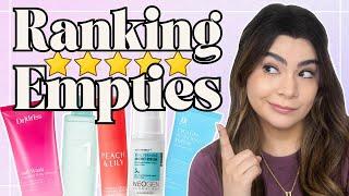 Ranking Summer Skincare Empties! 