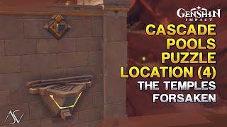 Cascade Pools Puzzle Location (4) - The Temples Forsaken | Genshin Impact