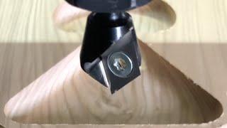 Какой фрезой гравировать текст на ЧПУ | V-образная фреза CMT Laser Point V-grooving router bit