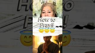 How to pray! #jesussaves #shorts #prayerlife #fyp #salvation #trending