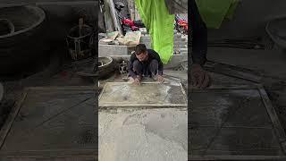 Concrete in the Making – ASMR Production Video #making #asmr #production #short