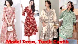 MODEL DRESS TERBARU DAN MODEL TUNIK CANTK