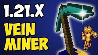 Minecraft 1.21.4 VEINMINER MOD - how to use (Spotlight) (Forge & Neoforge)