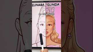 Drawing Ariana Grande as ELPHABA…? (Crazy Results) #shorts #wicked #drawing #arianagrande