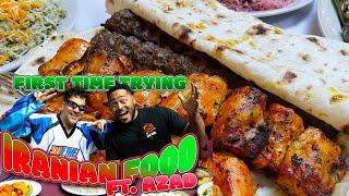 Trying Iranian Food for the FIRST TIME!! | feat. Azad @emotionaloranges