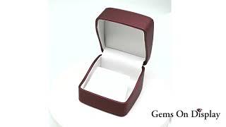 Premium Red Earring box - SKU#: RC02-BY