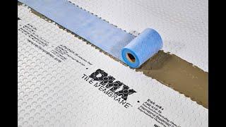 New Product! DMX Tile Membrane | Installation Video | Uncoupling Membrane | Tile Underlayment