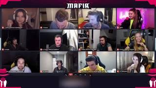 СИМПЛ ИГРАЕТ В МАФИЮ НА СТРИМЕ У ЭВЕЛОНА | s1mple, zeus, Edward, dendi, хвост и др.