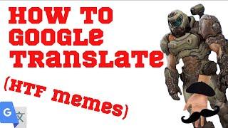 HowToGoogleTranslite