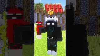 KNOXY GANHA UMA ARMA ALEATÓRIA CADA VEZ QUE DIZER SIM NO MINECRAFT  #shorts