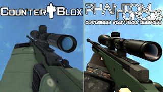 CB:RO vs Phantom Forces - All Weapons Comparison!! Roblox(2023)