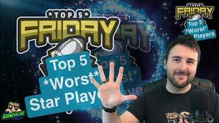 Top 5 Worst Blood Bowl Star Players (June 2022) - Top 5 Friday (Bonehead Podcast)