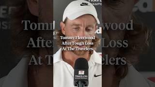 Tommy Fleetwood addressed the media after his difficult loss at the Travelers Championship.