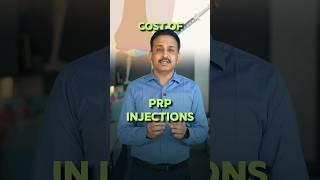 What is the cost of getting a PRP injection? #plateletrichplasma #drpankajwalecha