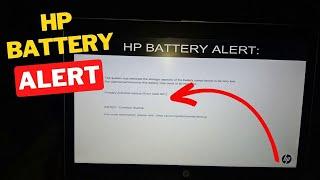 HP battery alert - Primary internal battery error code 601