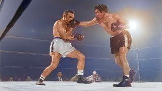 Carmen Basilio vs. Tony DeMarco I - 1955 COLORIZED