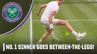 This play by Jannik Sinner  | Wimbledon on ESPN