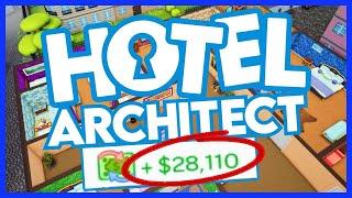 I Made HUGE PROFITS $$$ in HOTEL ARCHITECT!