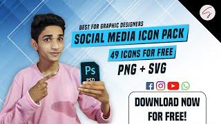 49 Social Media Icons Pack Free Download | PNG, PSD & Vector Files | SHAAD RAZVI