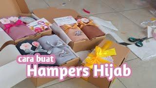 Cara Membuat Hampers Hijab Isi 2 bella square Kado Pernikahan #hampers