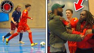 I Played in a PRO FUTSAL MATCH & I Had a FIGHT! (4 RED CARDS)