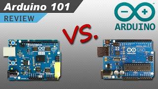 The New Arduino 101 (Genuino 101) -  Unboxing, Set Up, and Comparing it to the Arduino Uno