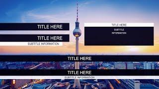 Square Lower Thirds V2.1 - Free Download After Effects Templates + Tutorial.