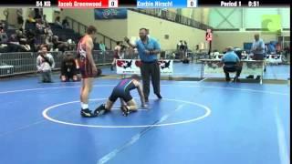 FILA Cadet 54 KG Jacob Greenwood vs. Corbin Nirschl