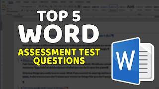 Top 5 Microsoft Word Interview and Assessment Test Questions and Answers