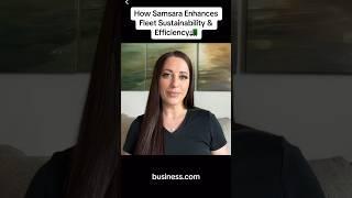 How Samsara Enhances Fleet Sustainability & Efficiency #shorts