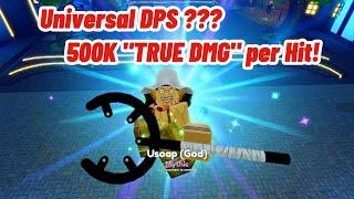 Unstoppable Universal DPS. Evolved Usopp (God) Ultimate Showcase in Anime Adventures Wiki