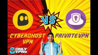 CyberGhost VPN vs PrivateVPN | Ultimate comparison - Which one wins?